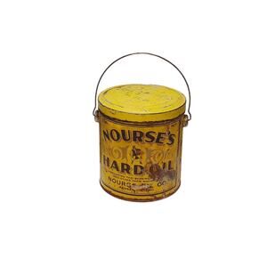 Antique nourses hard oil can